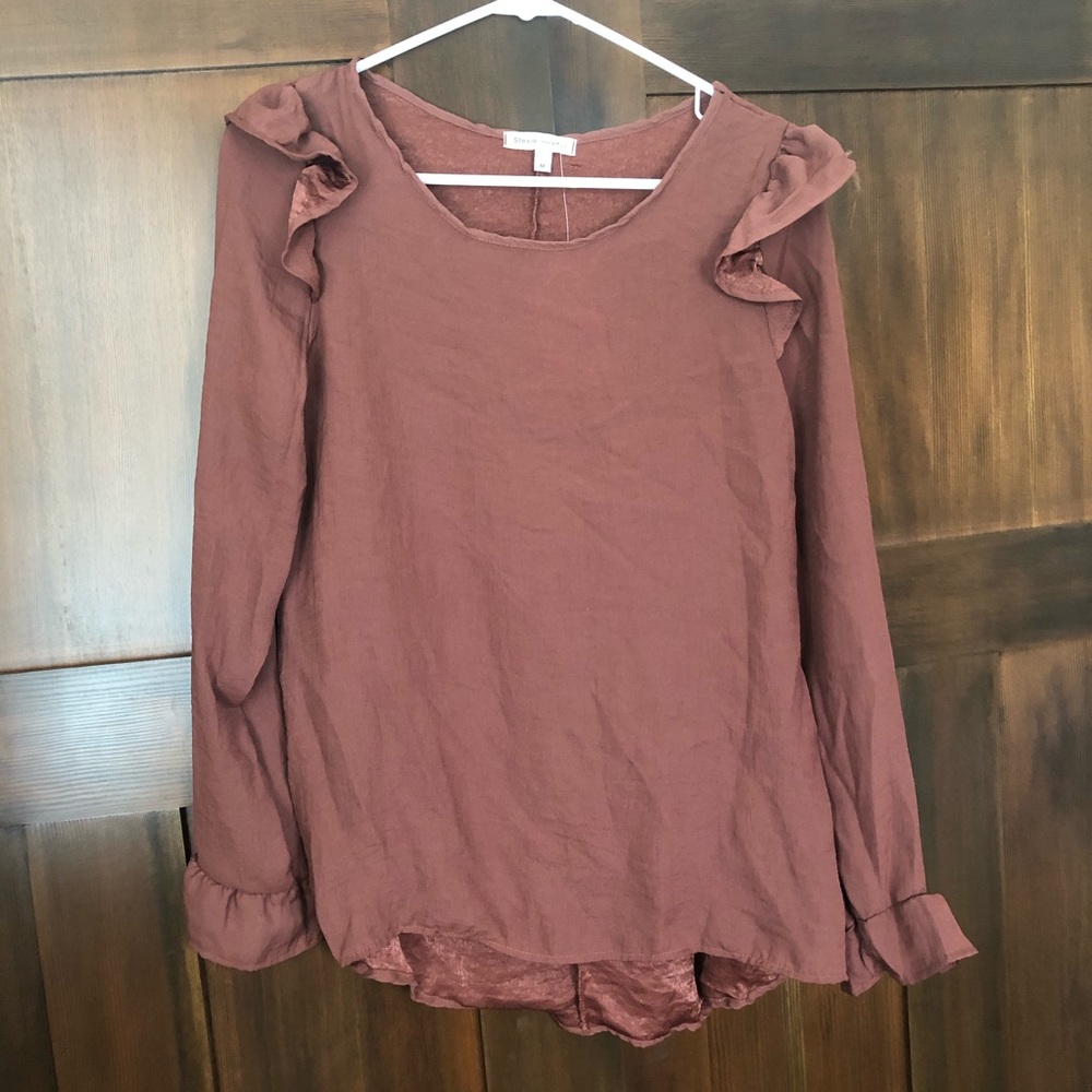 Aleah Top in Toffee - shopstevie